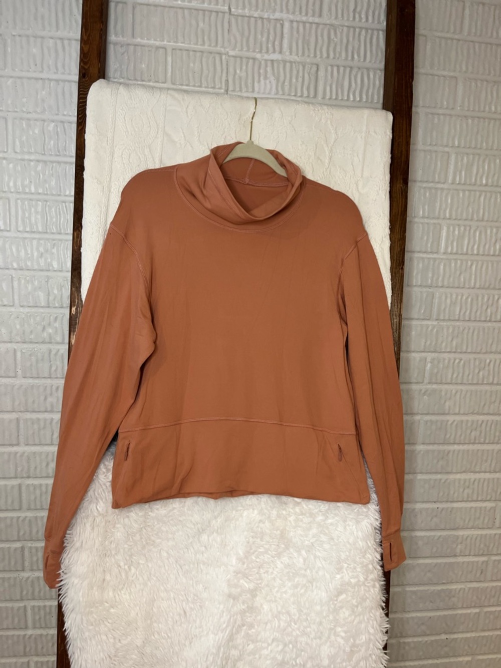 Lululemon Ready to Rulu Pullover - Orange - Size Small (4/6)